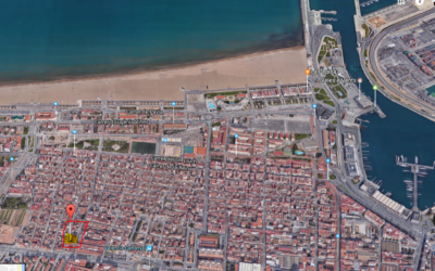 Edificio junto a la playa de Valencia, en la calle FELIPE VIVES DE CAÑAMAS nº 20 EL CABANYAL